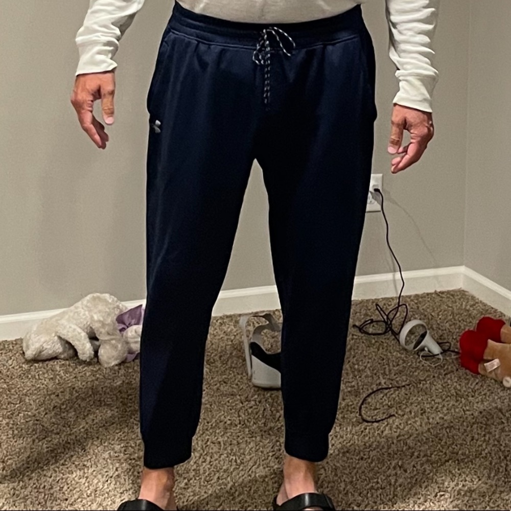 Under armor men’s joggers, xxl, navy